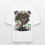 Thalvion, Baum, 1st | Blaster, Oversize Bio T-Shirt, Unisex - Weiß