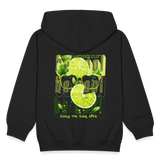 Kali, Limette, 1st | Kinder Zip Hoodie - Schwarz