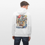 Seraphion, Gesichter, 1st | Cruiser, Unisex Bio-Hoodie - Weiß