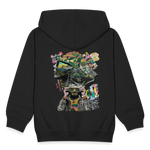 Oceani, Berge, 1st | Kinder Zip Hoodie - Schwarz