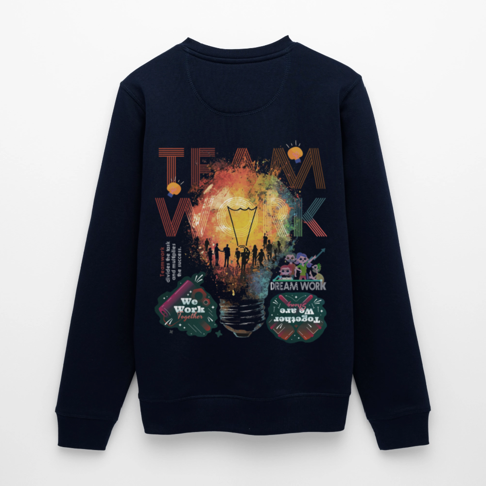 Inari, Glühbirne, 1st | Roller, Unisex Bio-Sweatshirt - Navy