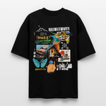Nüwa, Wandern, 1st | Blaster, Oversize Bio T-Shirt, Unisex - Schwarz