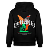 Noşîrêwan, Schmetterling, 1st | Cruiser, Unisex Bio-Hoodie - Schwarz