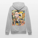Vaelthar, Blumen, 1st | Cruiser, Unisex Bio-Hoodie - Grau meliert