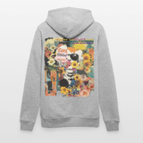 Vaelthar, Blumen, 1st | Cruiser, Unisex Bio-Hoodie - Grau meliert