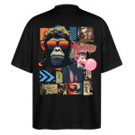 Perîzar, Affen, 1st | Blaster, Oversize Bio T-Shirt, Unisex - Schwarz
