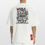 Aetherion, Laptop, 1st | Heve, Heavyweight Oversized Bio T-Shirt, Unisex - OFF WHITE