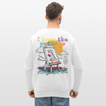 Noctharius, Malen, 1st | Roller, Unisex Bio-Sweatshirt - Weiß