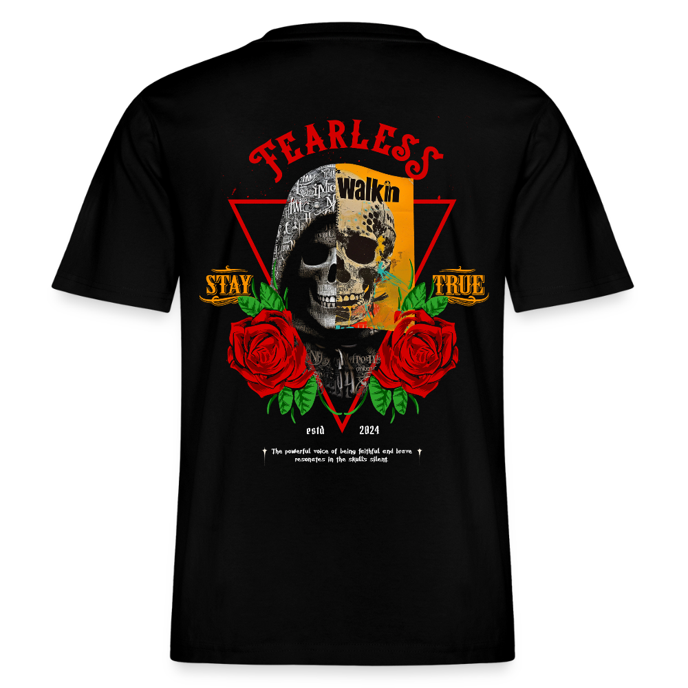 Şoreşvan, Totenkopf, 1st | Essential, Relaxed Fit Unisex Bio T-Shirt - Schwarz