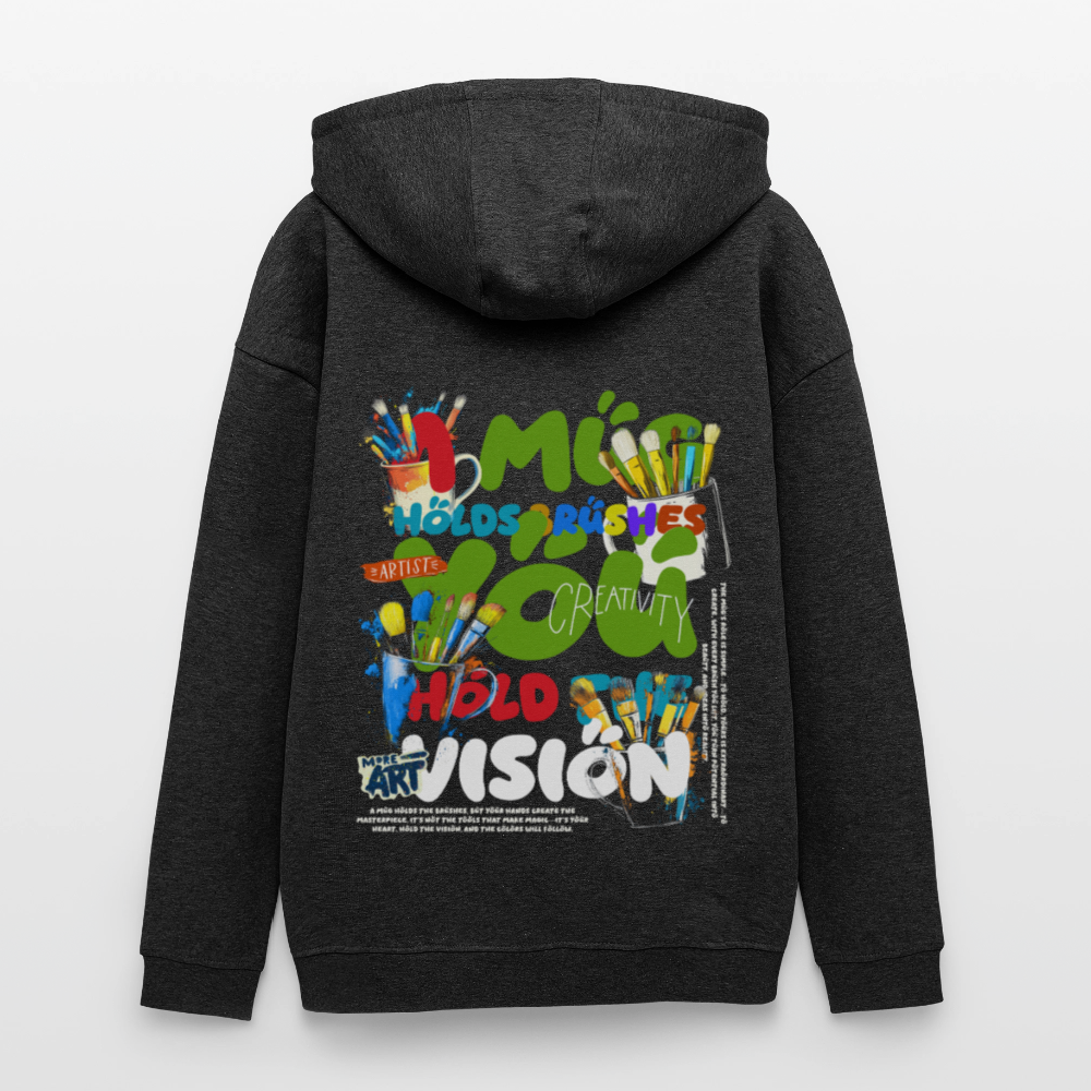 Thesean, Pinsel, 1st | Freshhood, Oversized Unisex Hoodie - Anthrazit