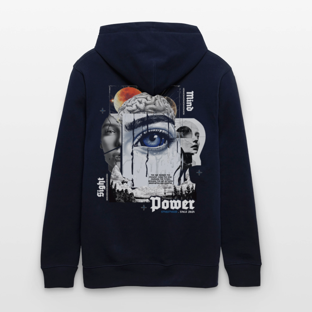 Yuanshi, Auge, 1st | Cruiser, Unisex Bio-Hoodie - Navy