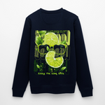 Kali, Limette, 1st | Roller, Unisex Bio-Sweatshirt - Navy