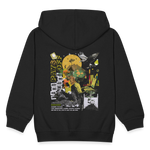 Ryujin, Falke, 1st | Kinder Zip Hoodie - Schwarz