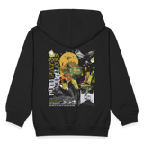 Ryujin, Falke, 1st | Kinder Zip Hoodie - Schwarz