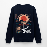 Tiamat , Wandern, 1st | Roller, Unisex Bio-Sweatshirt - Navy