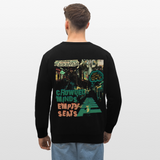 Gaian, U-Bahn, 1st | Roller, Unisex Bio-Sweatshirt - Schwarz