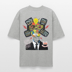 Dandan, Glühbirne, 1st | Blaster, Oversize Bio T-Shirt, Unisex - Grau meliert
