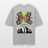 Dandan, Glühbirne, 1st | Blaster, Oversize Bio T-Shirt, Unisex - Grau meliert