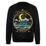 Izanami, Berge, 1st | Roller, Unisex Bio-Sweatshirt - Schwarz