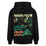 Gaian, U-Bahn, 1st | Freshhood, Oversized Unisex Hoodie - Schwarz