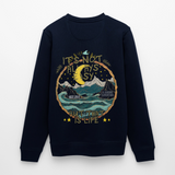 Izanami, Berge, 1st | Roller, Unisex Bio-Sweatshirt - Navy