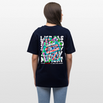 Raijin, Kassetten, 1st | Essential, Relaxed Fit Unisex Bio T-Shirt - Navy