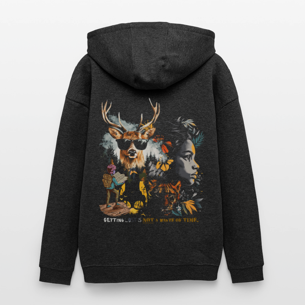 Orphean, Reh, 1st | Freshhood, Oversized Unisex Hoodie - Anthrazit