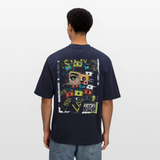 Orphean, Reh, 1st | Breezy, Oversized Unisex T-Shirt - Navy