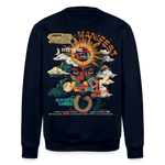 Ruqayya, Sonne, 1st | Roller, Unisex Bio-Sweatshirt - Navy