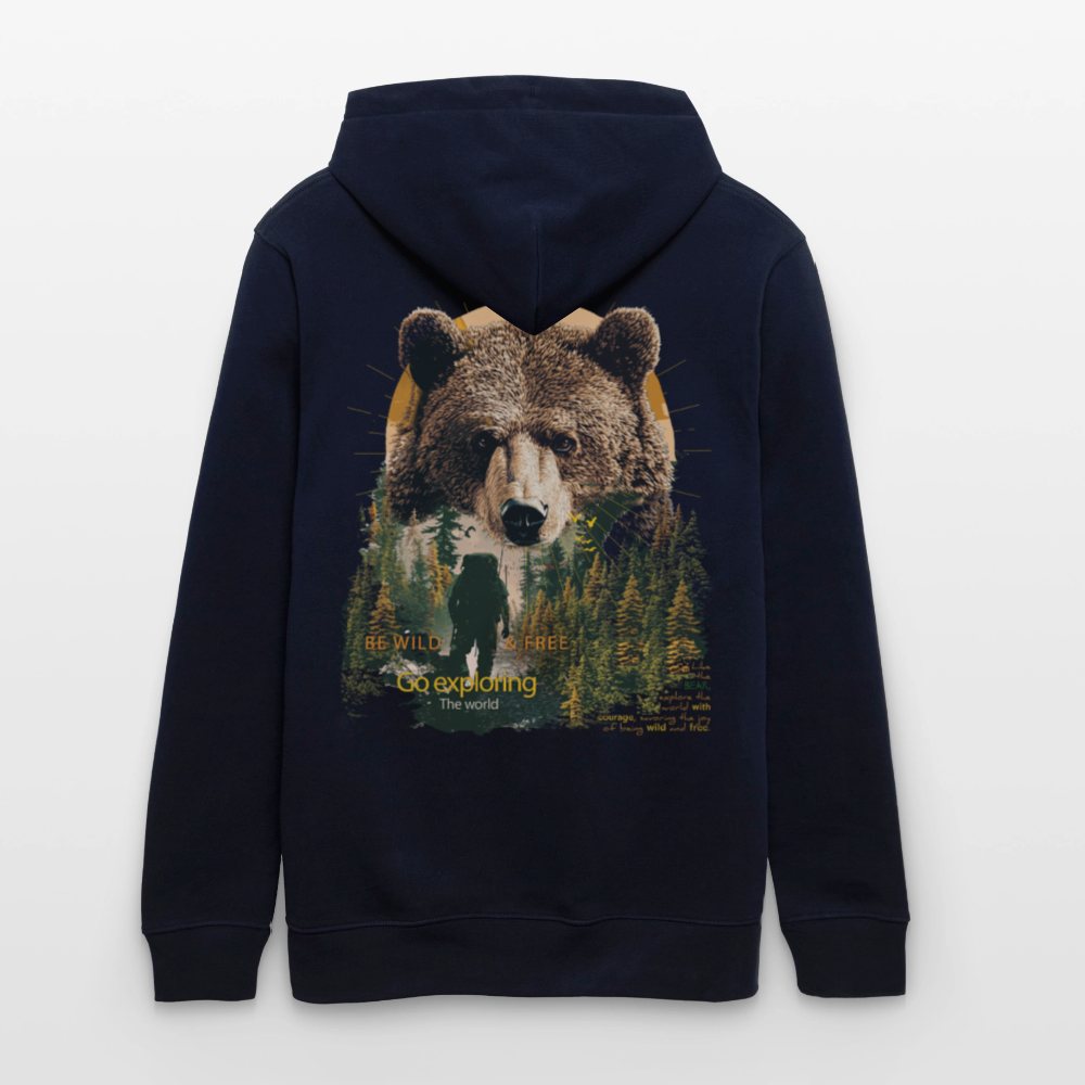 Ghadab, Bär, 1st | Cruiser, Unisex Bio-Hoodie - Navy