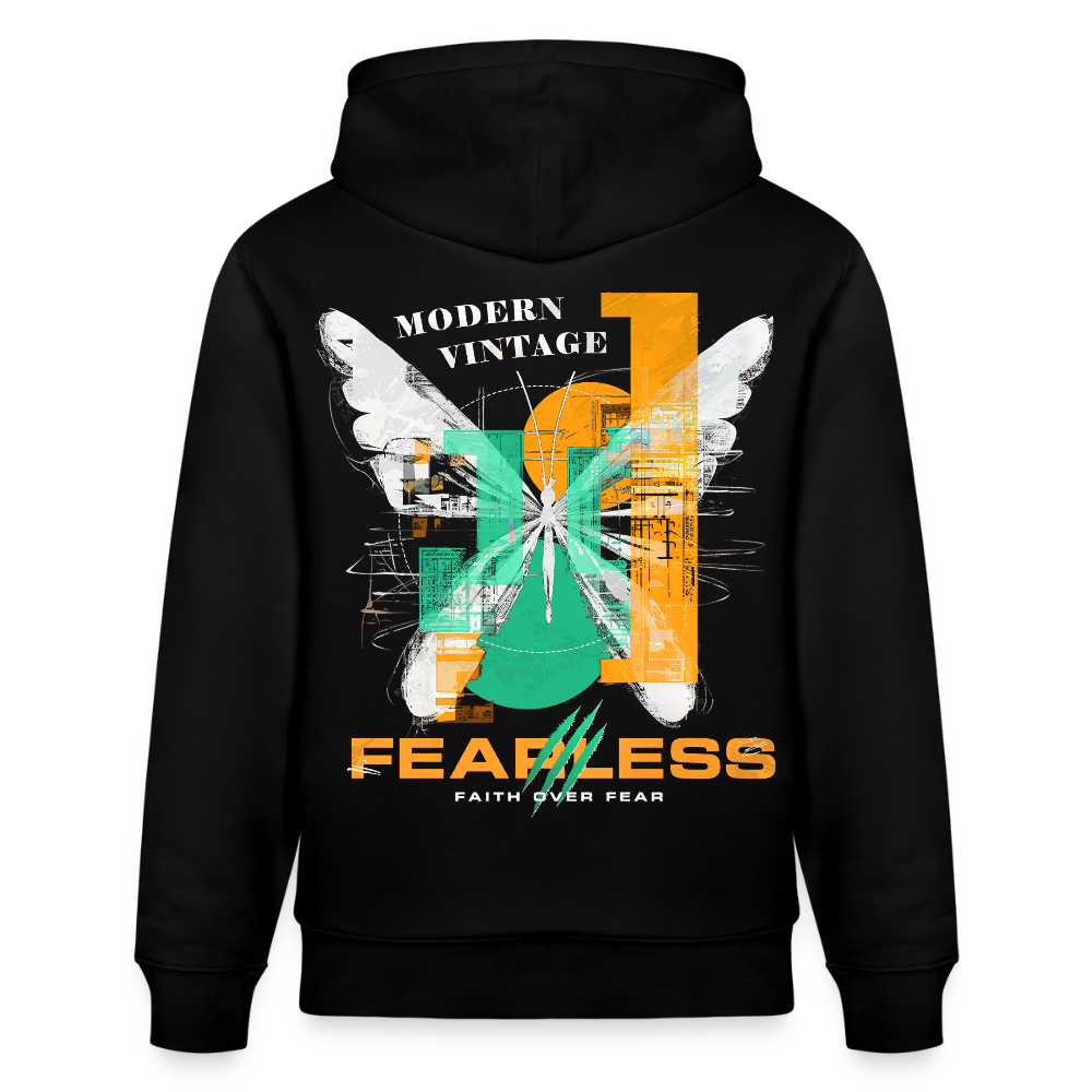 Azazîl, Schmetterling, 1st | Cruiser, Unisex Bio-Hoodie - Schwarz