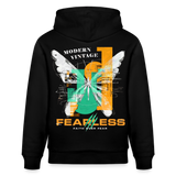 Azazîl, Schmetterling, 1st | Cruiser, Unisex Bio-Hoodie - Schwarz