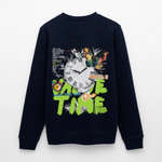 Ifrit, Uhr, 1st | Roller, Unisex Bio-Sweatshirt - Navy