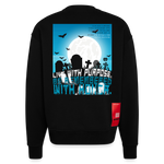Themisan, Friedhof, 1st | Heavyweight Oversized Bio Sweater, Unisex - SOLID BLACK