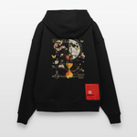Tsukuyomi, Sanduhr, 1st | Heavyweight Oversized Bio Hoodie, Unisex - SOLID BLACK
