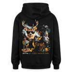 Orphean, Reh, 1st | Freshhood, Oversized Unisex Hoodie - Schwarz