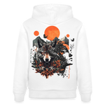 Vaermundis, Wolf, 1st | Cruiser, Unisex Bio-Hoodie - Weiß