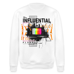 Flamethar, Fernseher, 1st | Roller, Unisex Bio-Sweatshirt - Weiß