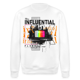 Flamethar, Fernseher, 1st | Roller, Unisex Bio-Sweatshirt - Weiß