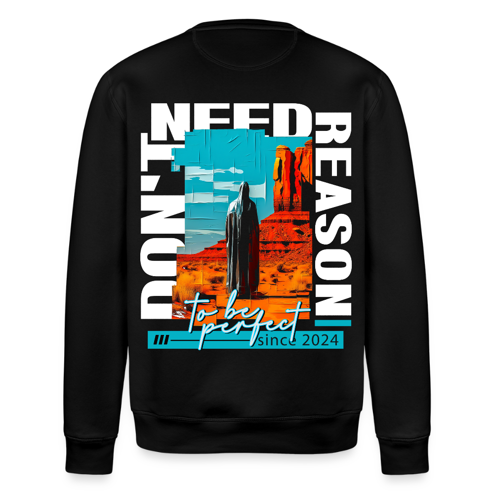 Fuxi, Wüste, 1st | Roller, Unisex Bio-Sweatshirt - Schwarz
