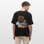 Gulperî, Glühbirne, 1st | Blaster, Oversize Bio T-Shirt, Unisex - Schwarz