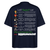 Astraeian, Symbole, 1st | Blaster, Oversize Bio T-Shirt, Unisex - Navy