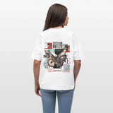 Zentharior, Schmetterling, 1st | Blaster, Oversize Bio T-Shirt, Unisex - Weiß