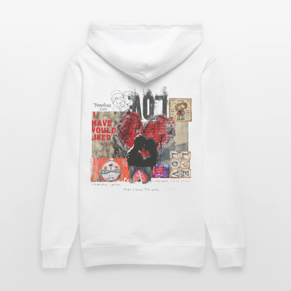 Galevar, Liebe, 1st | Cruiser, Unisex Bio-Hoodie - Weiß