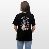 Dewrês, Frau, 1st | Essential, Relaxed Fit Unisex Bio T-Shirt - Schwarz
