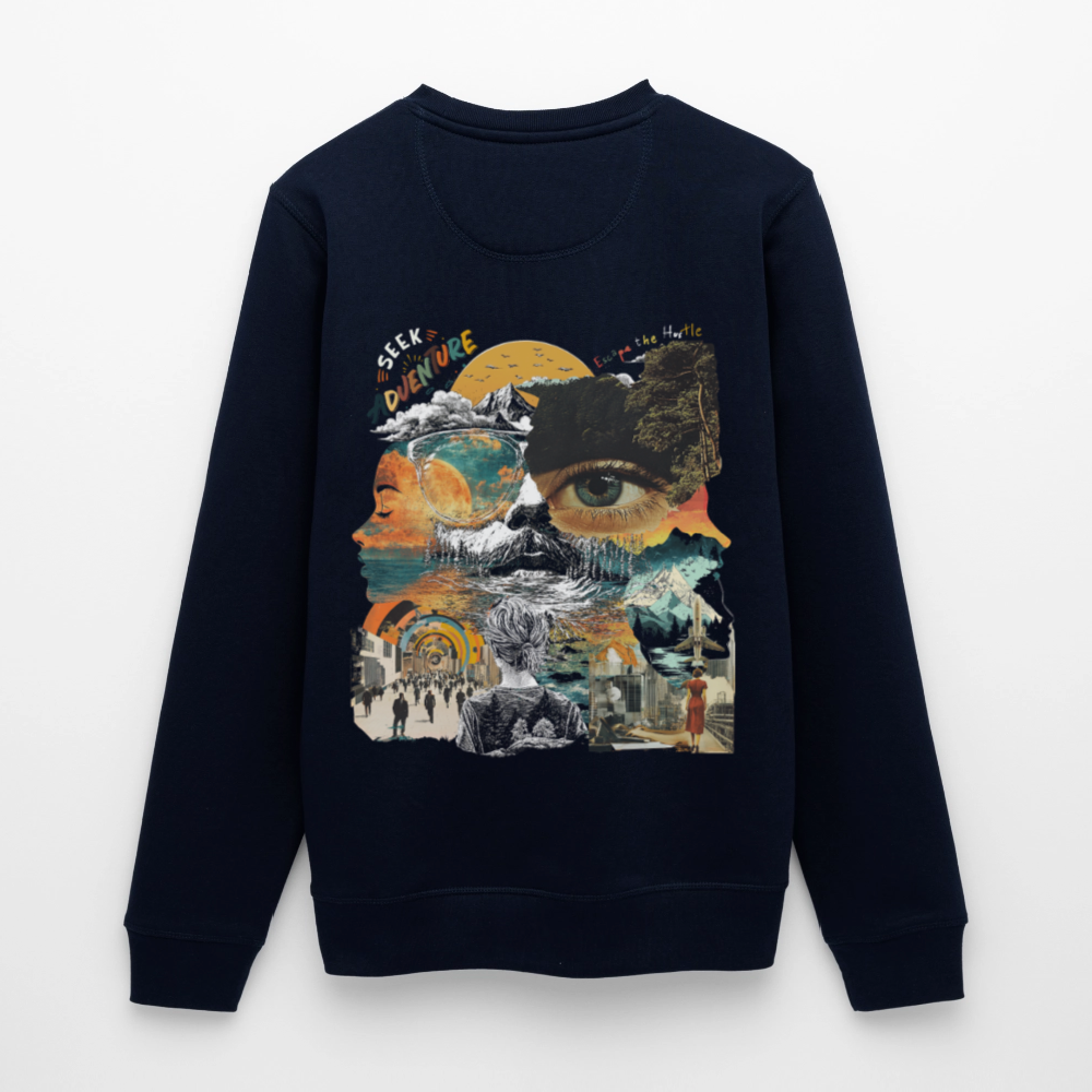 Helian, Frau, 1st | Roller, Unisex Bio-Sweatshirt - Navy