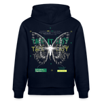 Hesinkar, Schmetterling, 1st | Cruiser, Unisex Bio-Hoodie - Navy