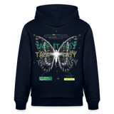 Hesinkar, Schmetterling, 1st | Cruiser, Unisex Bio-Hoodie - Navy