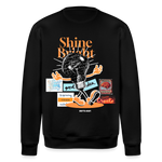 Gulperî, Glühbirne, 1st | Roller, Unisex Bio-Sweatshirt - Schwarz