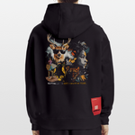 Orphean, Reh, 1st | Heavyweight Oversized Bio Hoodie, Unisex - SOLID BLACK